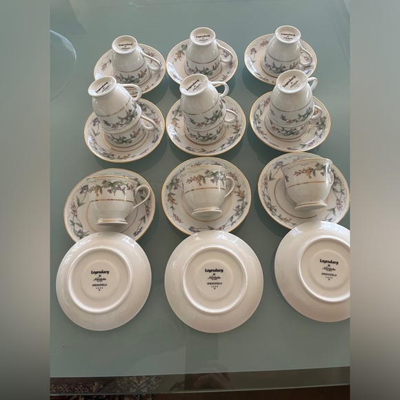 New Legendary By Noritake Bone China 4046 Springfield 24 Pc Espresso Cup Set - Picture 6 of 9